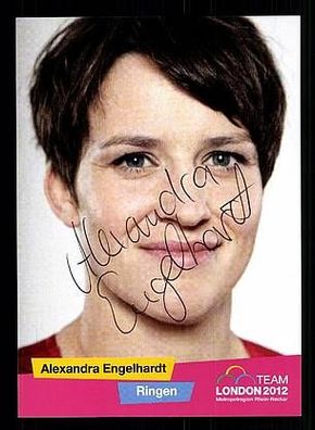 Alexandra Engelhardt Autogrammkarte Original Signiert Ringen + A47502