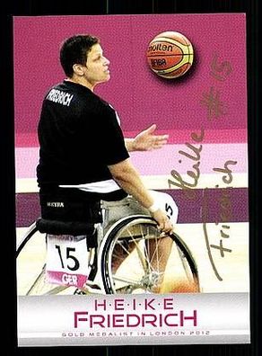 Heike Friedrich Olympiasieger 2012 TOP AK Original Sgniert Basketball + A47578