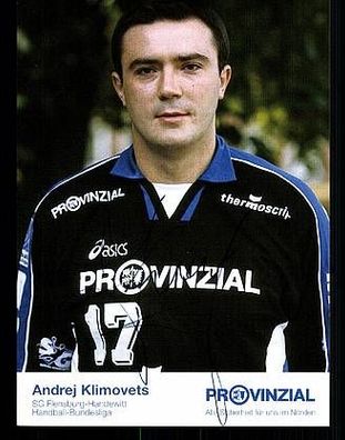 Andrej Klimovets SG Flensburg Handewitt AK 90er Original Signiert Handball + A47677