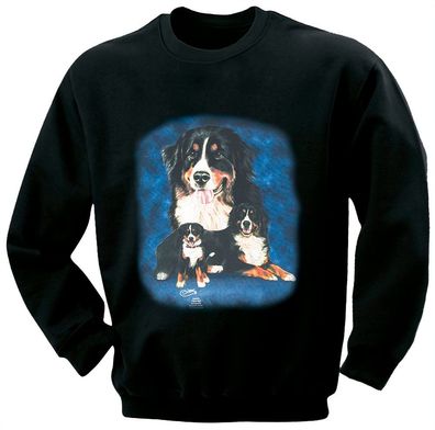 Kinder Sweatshirt mit Print - Berner Sennehund - 08675 schwarz ©Kollektion Bötzel G
