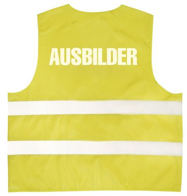 Warnweste mit Aufdruck - Ausbilder - 10324 gelb 2XL