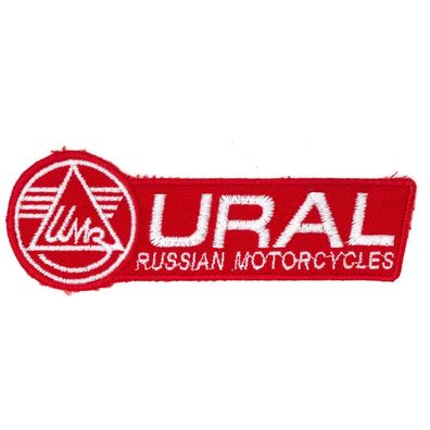 Aufnäher Applikation Emblem Abzeichen URAL Russian Motorcycles - 06117 Gr. ca. 12cm