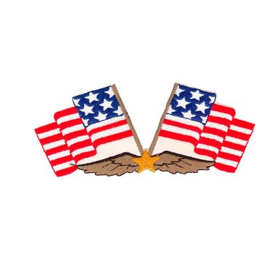 Aufnäher Flagge USA Adlerschwingen Gr. ca. 15 x 6,3 cm 20575