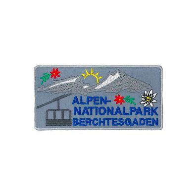 Aufnäher Patches Alpen Nationalpark Berchtesgarden Gr. ca. 11,5 x 5,7 cm 01698