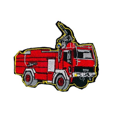 Aufnäher Patches Feuerwehr Spritzenwagen Gr. ca. 9 x 7,5 cm 00294