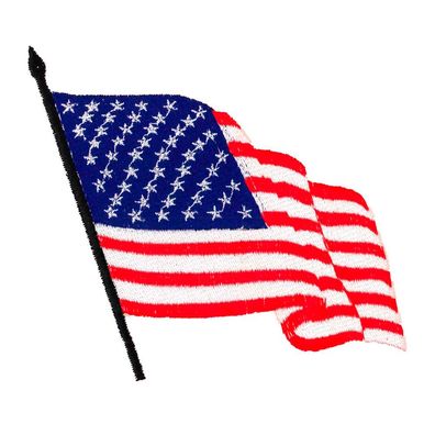Aufnäher Patches Flagge USA Stars & Stripes Gr. ca. 10,5 x 10,5 cm 20588