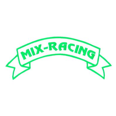 Aufnäher Patches Mix Racing Gr. ca. 28 x 10 cm 07388