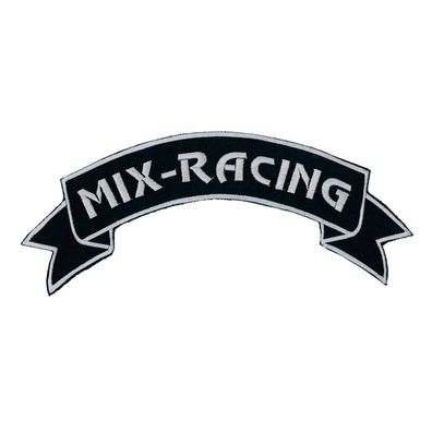 Aufnäher Patches Mix Racing Gr. ca. 28 x 10 cm 07388 schwarz