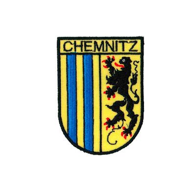 Aufnäher Patches Wappen Chemnitz Gr. ca. 6 x 8,5 cm 01653