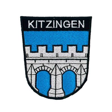 Aufnäher Patches Wappen Kitzingen Gr. ca. 7,8 x 9 cm 01673