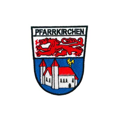 Aufnäher Patches Wappen Pfarrkirchen Gr. ca. 7 x 8,5 cm 01707