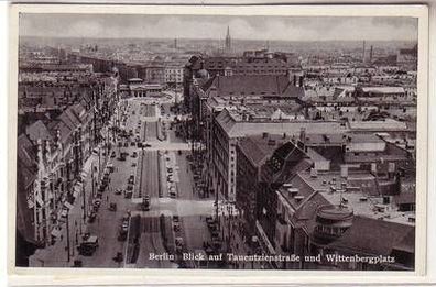 39414 Ak Berlin Blick auf Tauentzienstraße und Wittenbergplatz um 1930