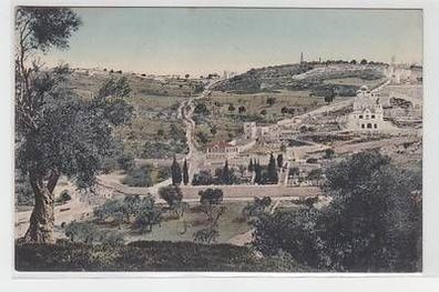 58097 Ak Jerusalem in Israel der Oelberg mit Gethsemane um 1910