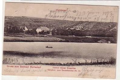 47434 Ak Gruß aus Seebad Rollsdorf Weinberge 1908