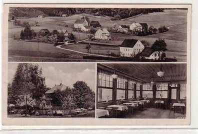 31700 Mehrbild Ak Forsthaus Lengefeld-Vorwerk Sommerfrische Wintersport um 1930