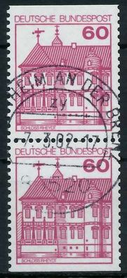 BRD Zusammendruck Nr 1028CI + 1028DI zentrisch gestempelt SENK X92BAF2