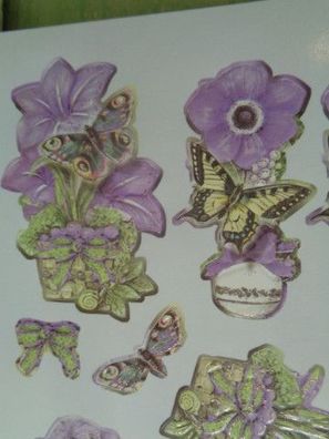 TBZ 3D Bogen Schmetterlinge Tiere & Blumen