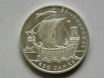 Original 10 euro 2006 J Silber 550 Jahre Hansebund Städtehanse 18g 925er Silber