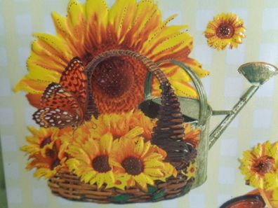 TBZ 3D Bogen Blumen Sonnenblumen