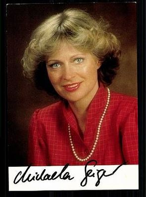 Michaela Geiger Autogrammkarte 80er Jahre Original Signiert + 8505