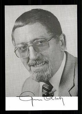 Egon Lutz Autogrammkarte 80er Jahre Original Signiert + 8494