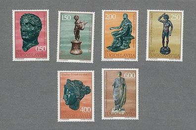 Jugoslawien 1971 1431-36 kpl. (Antike Brozestatuen ) xx