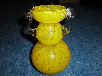 schwere Vase aus Glas --- Murano