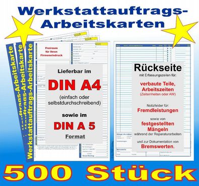 Typ 4 10 PKW-Verkaufsschilder zum Einhängen