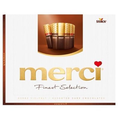 Merci Finest Selection Herbe Vielfalt Schokoladengenuss 250g 5er Pack