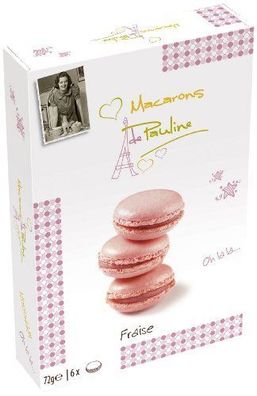 Macarons de Pauline Fraise 72g 3er Pack