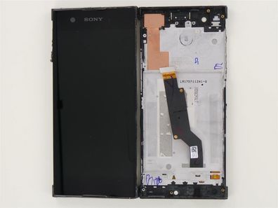 Original Sony Xperia XA1 Display LCD Gehäuse Schwarz Guter Zustand