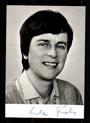 Anke Fuchs SPD Autogrammkarte 80er Jahre Original Signiert + 8688