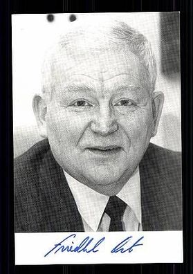 Friedrich Ost Autogrammkarte 80er Jahre Original Signiert + 8682