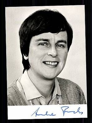 Anke Fuchs Autogrammkarte 80er Jahre Original Signiert + 8727