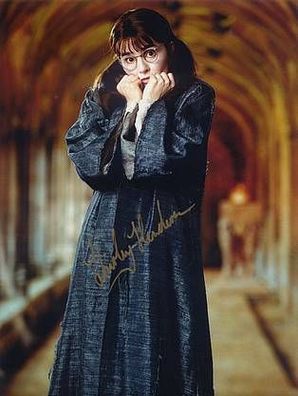 Original Autogramm Myrte Shirley Henderson Harry Potter und die Kammer des Schreckens