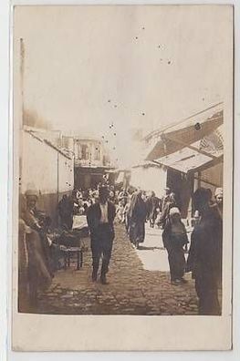 58338 Foto Ak Europäer auf orientalischem Basar um 1910