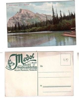 59499 Medol Reklame Ak Kanada Mount Rundle Nationalpark Banff um 1910