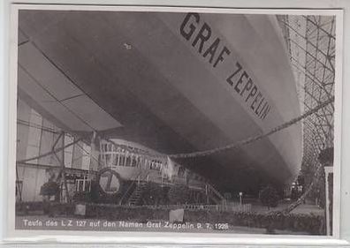49711 Foto Ak Taufe des LZ 127 auf den Namen Zeppelin 9.7.1928