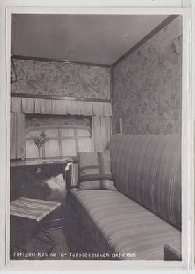 58134 Foto Ak Zeppelin Fahrgast-Kabine für den Tagesgebrauch um 1930