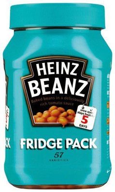 Heinz Baked Beans Fridge Pack Weiße Bohnen in Tomatensauce 1000 g