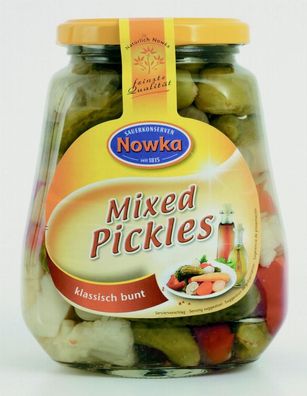 Paulsen Nowka Mixed Pickles klassisch bunte Mischung servierfertig 530g
