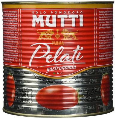 Mutti Pelati Schältomaten geschälte Tomaten zum Kochen 2500g