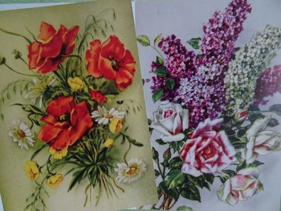 Em-Je 3D Stanzbogen Din A5 Motivgrusskarte Kuvert : Blumen