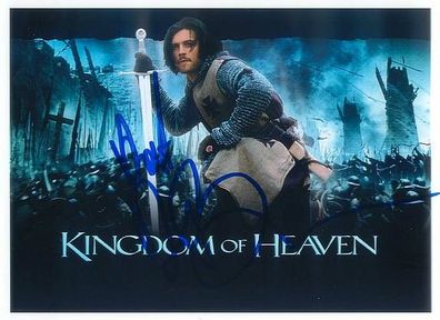 Original Autogramm Orlando BLOOM Königreich der Himmel (COA)