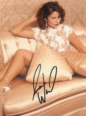SEXY Original Autogramm SUSAN WARD auf Großfoto