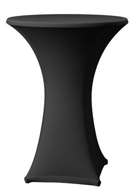 Stehtischhusse 80-85 cm mit Deckel schwarz
