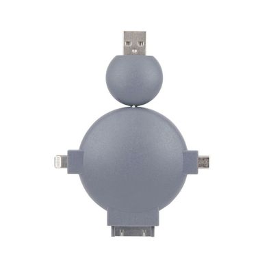 3in1 USB Ladekabel (iPhone 30-Pin, Lightning & Micro USB)