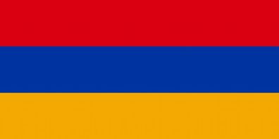 1x Armenien Aufkleber 5cm Flagge breit Sticker Autoaufkleber selbstklebend