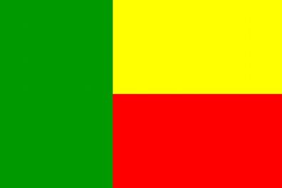 1x Benin Aufkleber 10cm Flagge breit Sticker Autoaufkleber selbstklebend