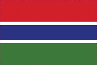 1x Gambia Aufkleber 5cm Flagge breit Sticker Autoaufkleber selbstklebend